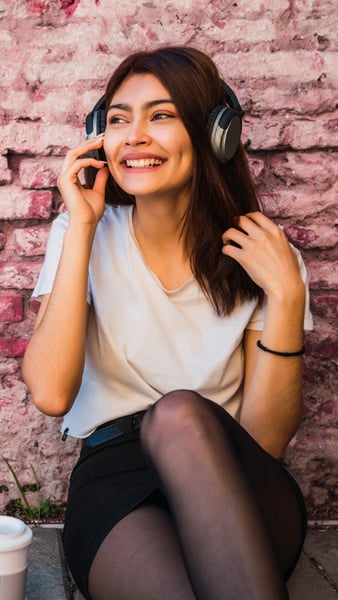 Audiobook podcast listener Audiobook podcast listener